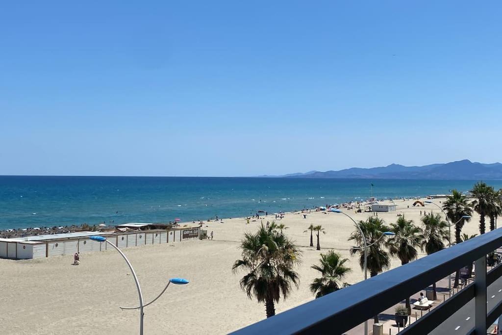 Magnifique Studio Vue Mer Lägenhet Canet-en-Roussillon Exteriör bild
